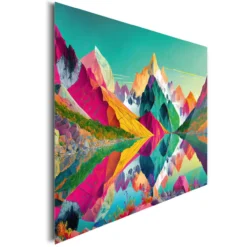 Glasbild BRIGHT MOUNTAINS