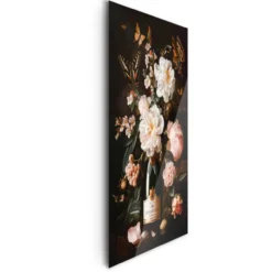 Glasbild CHAMPAGNE FLOWERS