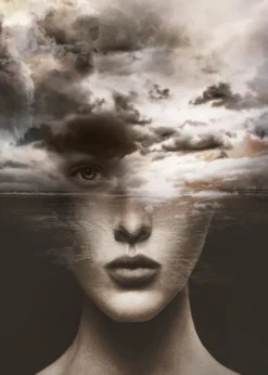 Glasbild COLLAGE