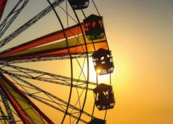 Glasbild FERRIS WHEEL