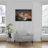 Glasbild LION TREE