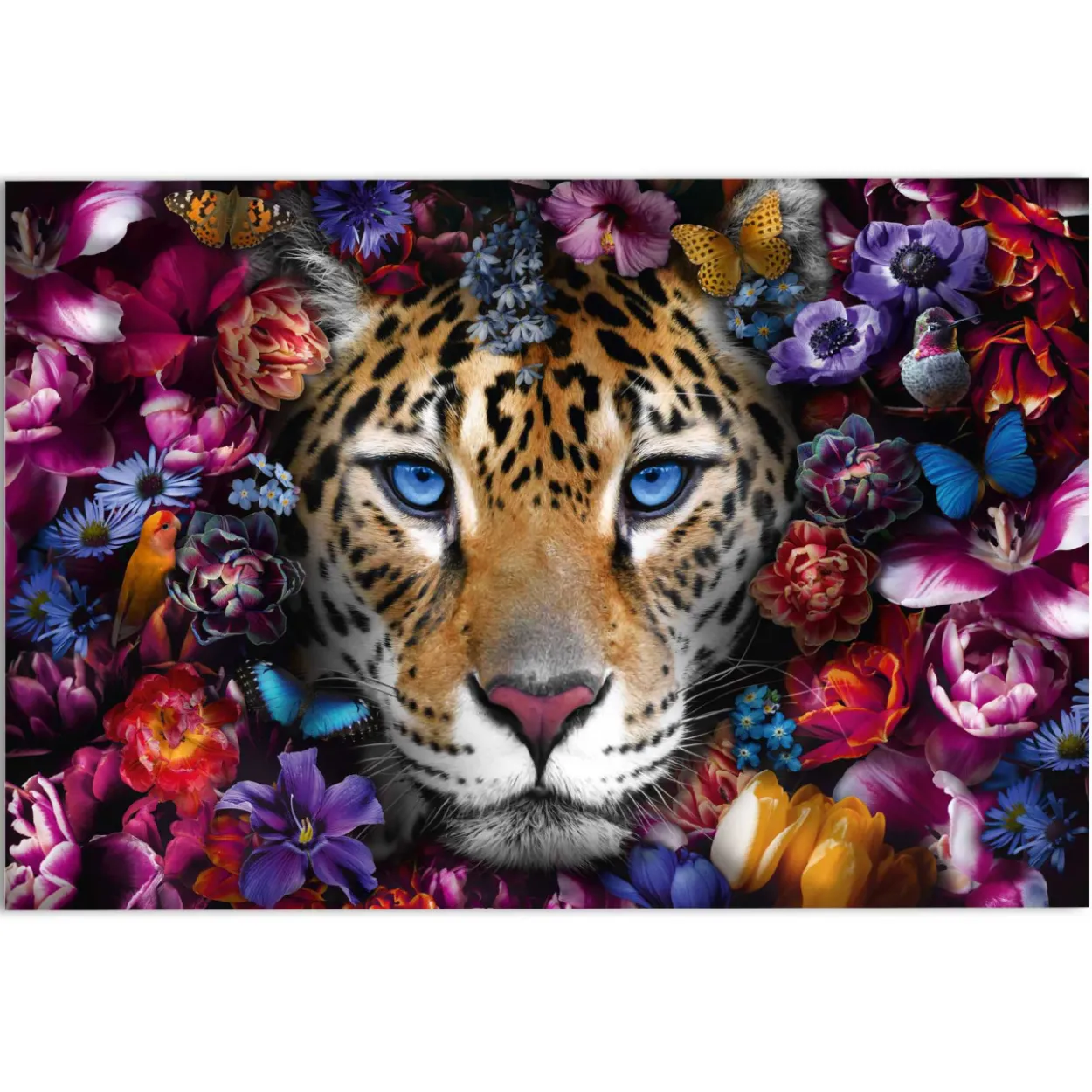 Glasbild POWER CAT