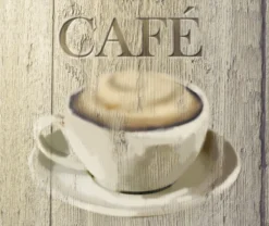 Glasrückwand CAFÉ