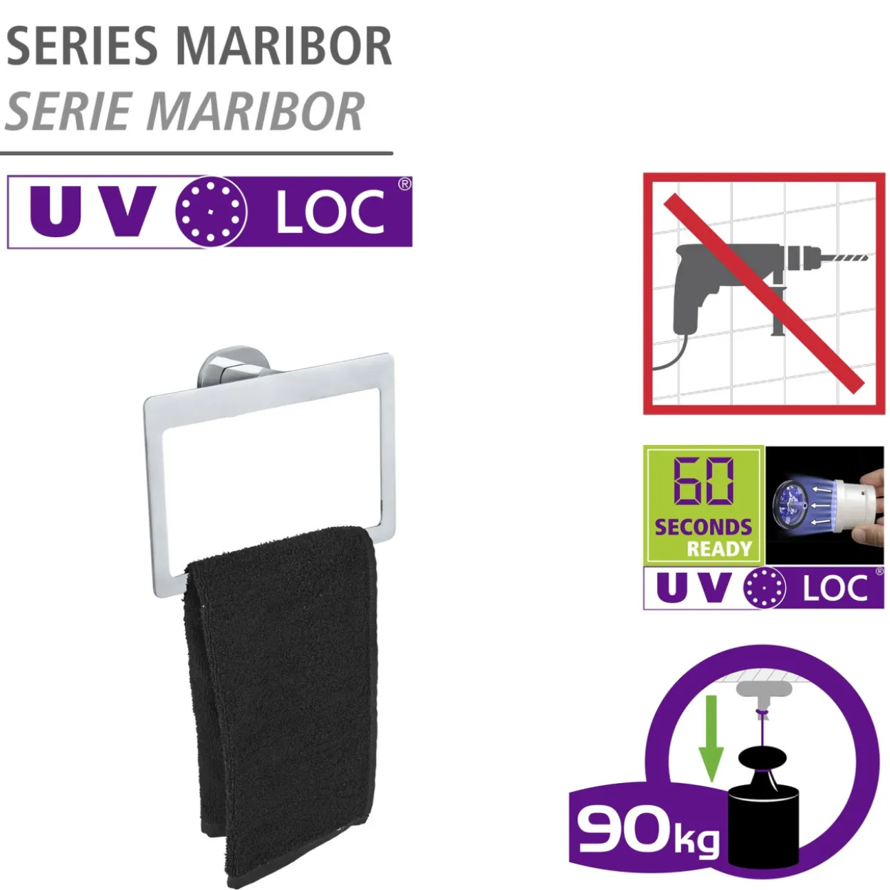 Handtuchring UV- LOC® MARIBOR