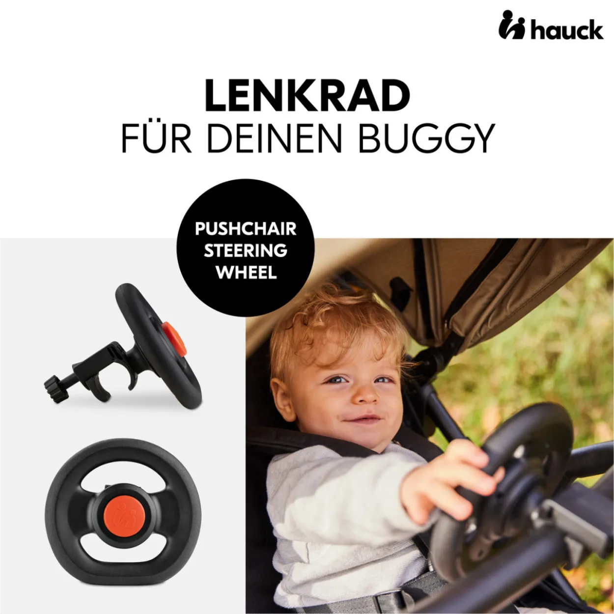 HAUCK Lenkrad für Kinderwagen