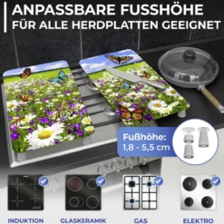 Herdabdeckplatte 2er Set