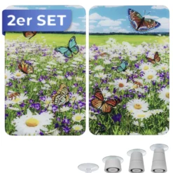 Herdabdeckplatte 2er Set