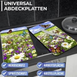 Herdabdeckplatte 2er Set