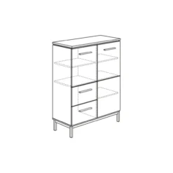 Highboard PAIDI BENNE