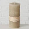 Kerze CASUAL taupe