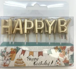 Kerze HAPPY BIRTHDAY