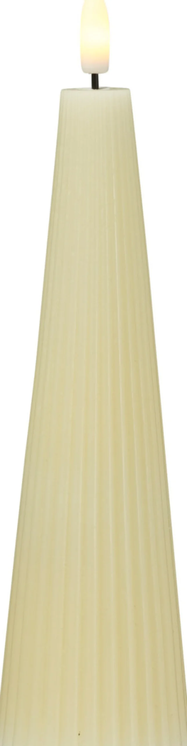Kerze LED RIBBED