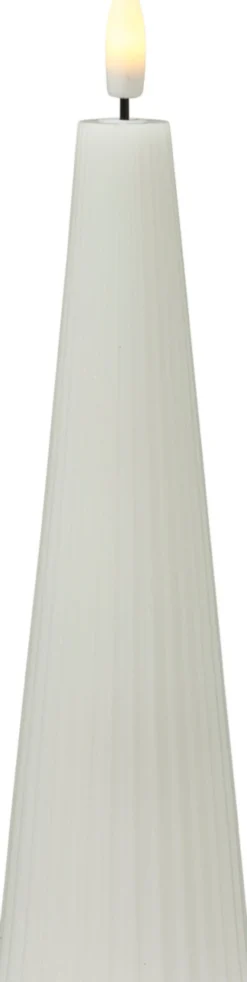 Kerze LED RIBBED