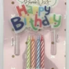 Kerzen-Set HAPPY BIRTHDAY