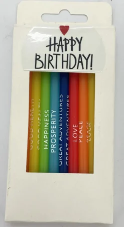 Kerzen-Set HAPPY BIRTHDAY