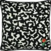 Kissen BLACK GRAPHIC ROSE