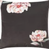 Kissenhülle FLORES schwarz