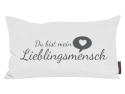 Kissen LIEBLINGSMENSCH weiß