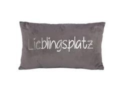 Kissen LIEBLINGSPLATZ silber