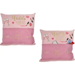 Kissen MÄDELSABEND rosa