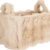 Korb FLUFFY taupe