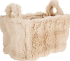 Korb FLUFFY taupe
