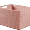 Korb JUTE rosa