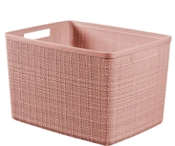Korb JUTE rosa