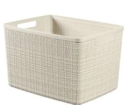 Korb JUTE weiß