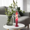 Lavaleuchte LED BUBBLE rot
