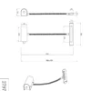 LED-Wandleuchte CURTIS