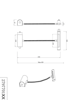 LED-Wandleuchte CURTIS