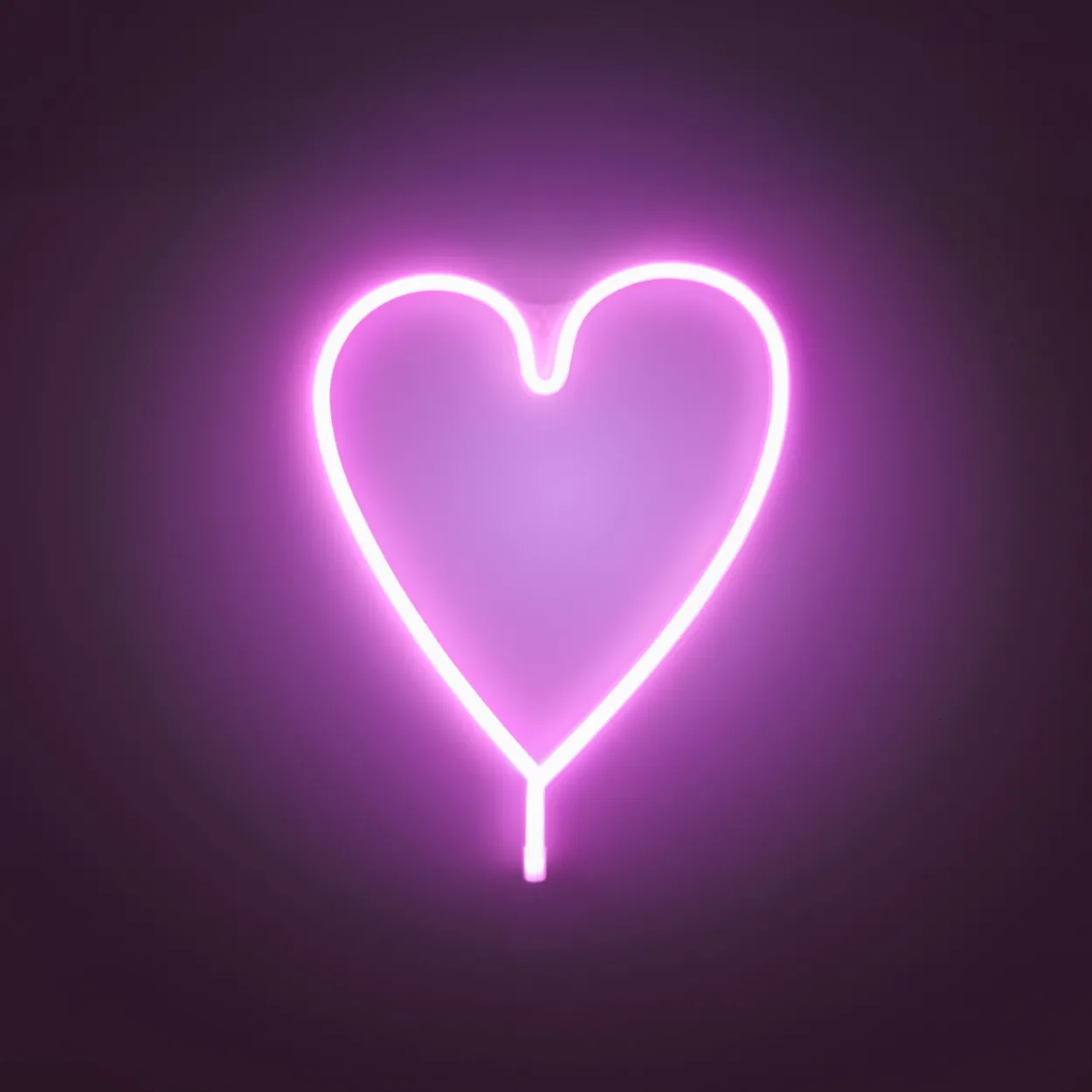 Leuchtobjekt HERZ LED NEON