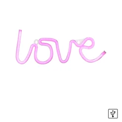 Leuchtobjekt LOVE LED NEON