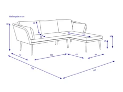 Lounge-Set outdoor SUNERA 3-tlg