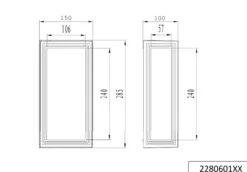 Outdoor-Wandleuchte TIMOK