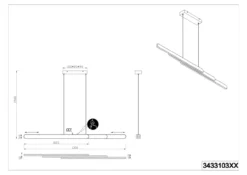 Pendelleuchte HELIOS