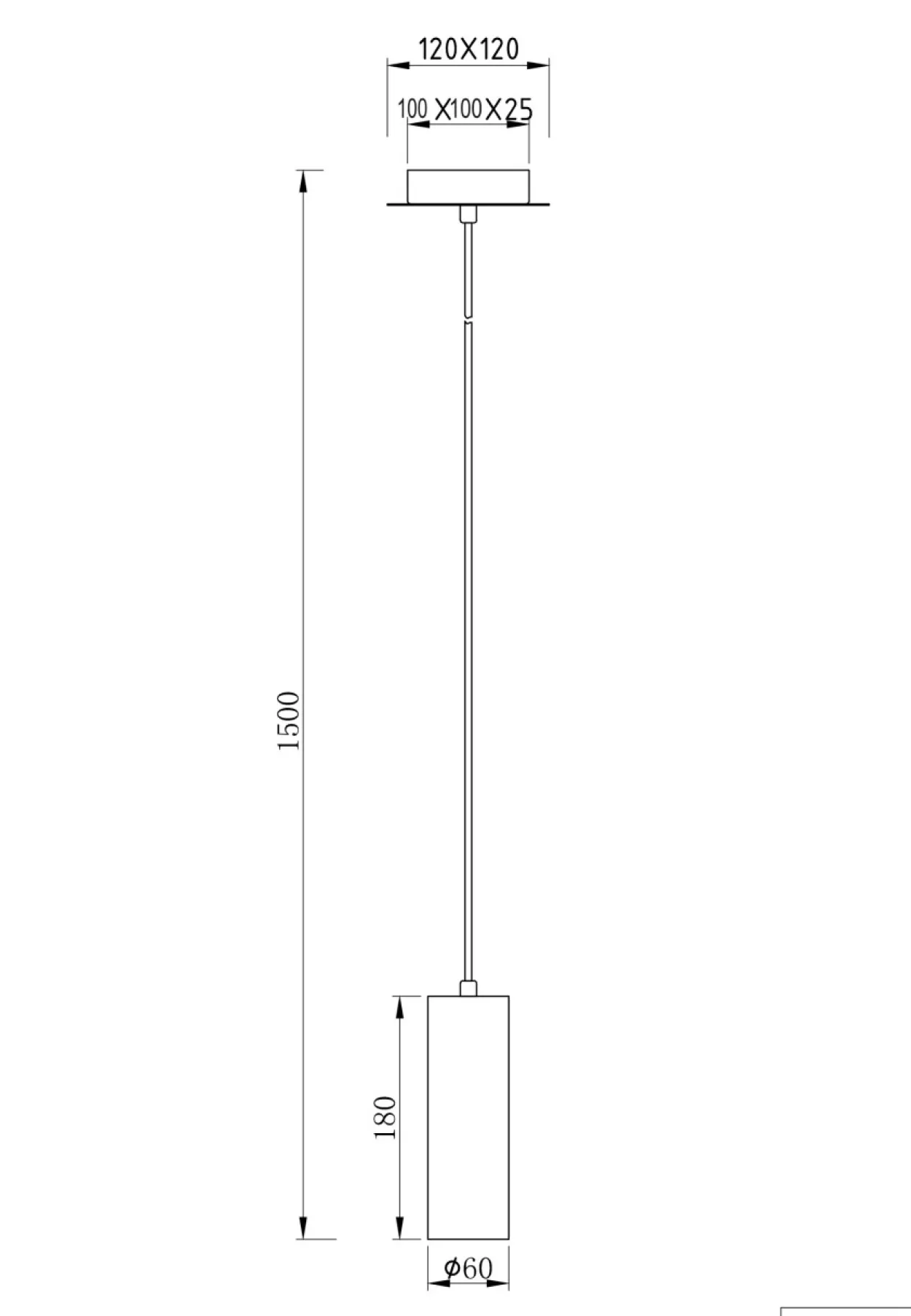 Pendelleuchte MARLEY 1-flammig