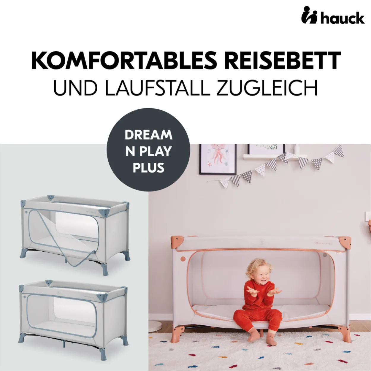 Reisebett hauck DREAM N PLAY PLUS