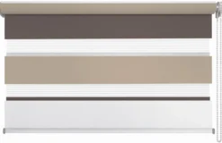 Rollo DUO braun 120x160cm