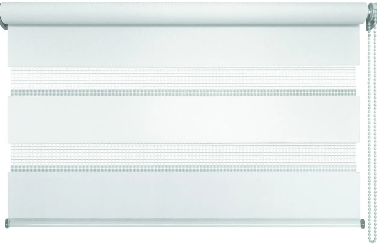 Rollo DUO weiß 140x160cm