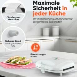 Sandwichtoaster WHITE