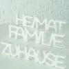 Schriftzug ZUHAUSE