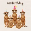 Servietten HAPPY BIRTHDAY