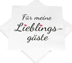 Servietten LIEBLINGSGÄSTE