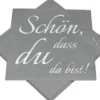 Servietten SCHÖN DASS DU DA