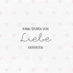 Servietten SPUREN VON LIEBE