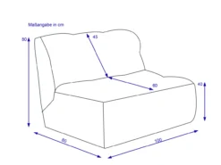 Sessel TOM TAILOR SOFT CUBE