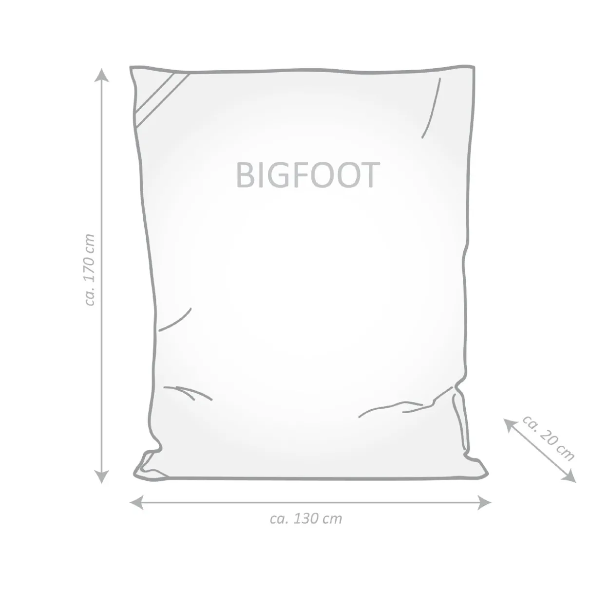 Sitzsack BIGFOOT SCUBA
