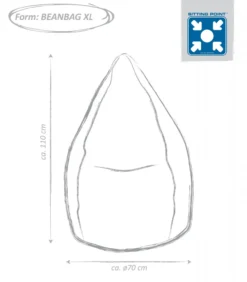 Sitzsack BRAVA XL